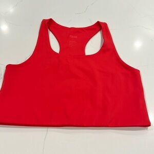 Girlfriend Collective Red Sports Bra